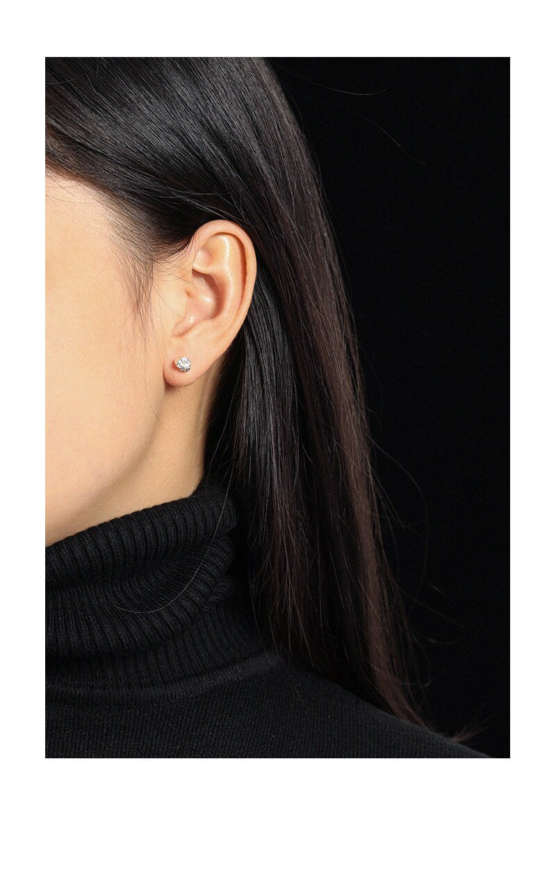 925 Silver Lava Stone Earrings, Gold Vermeil Irregular Fun earrings, Irregular Shape Earrings, Unique Earrings, Perfect Gift for her