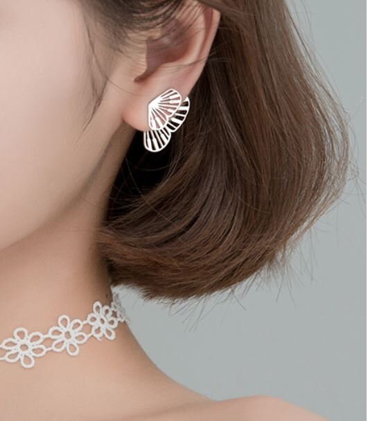 Sterling Silver Butterfly Jacket Earrings, Ear Jacket Butterfly, Double sided Silver Butterfly Earrings, Minimalist, Mother's day Gift GE213